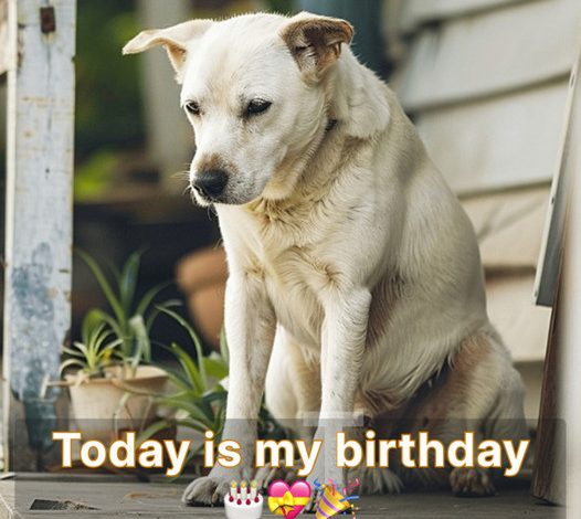 Today is my birthday, but I’m feeling upset because no one has remembered to send me a message