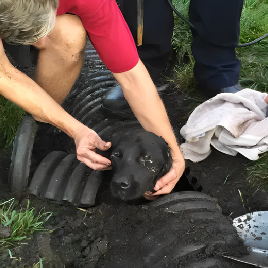 Don’t Give Up: Missing Puppy Amazingly Saved From Drain Pipe