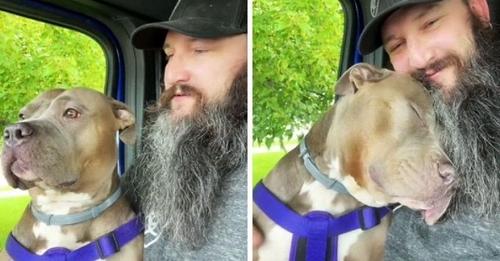 Touching Scene: Dog Expresses Affection to Owner When Asked if She Loves Him